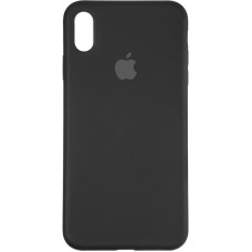 Чехол-силикон оригинал Full Cover Soft Matte iPhone XS Max Black (Класс B)