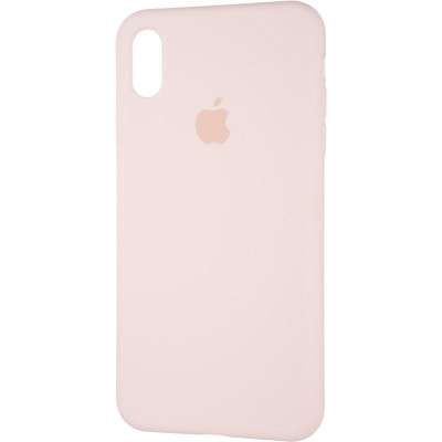 Чехол-силикон оригинал Full Cover Soft Matte iPhone XS Max Pink Sand