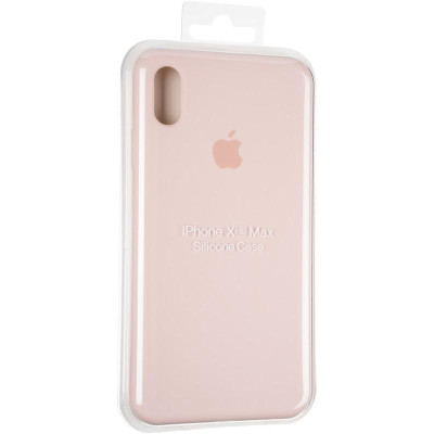 Чехол-силикон оригинал Full Cover Soft Matte iPhone XS Max Pink Sand