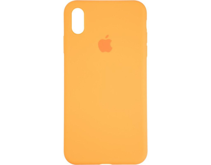 Чехол-силикон оригинал Full Cover Soft Matte iPhone XS Max, Papaya