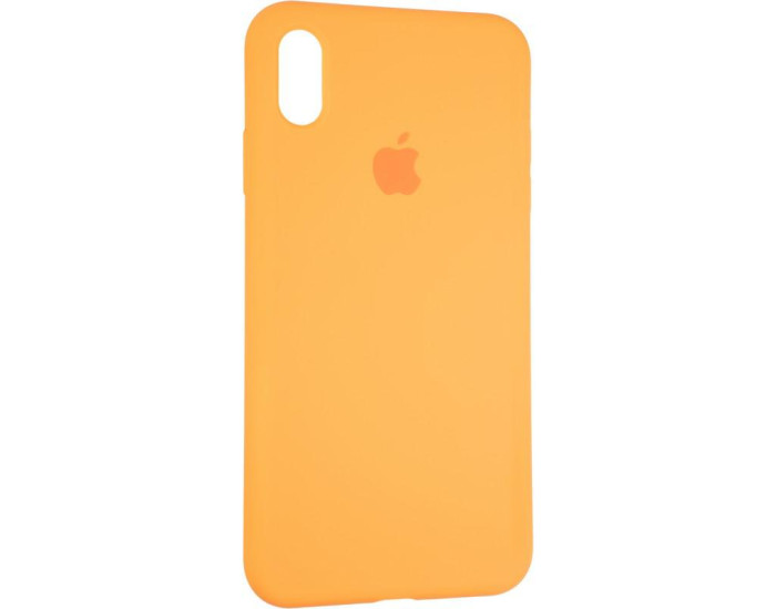 Чехол-силикон оригинал Full Cover Soft Matte iPhone XS Max, Papaya