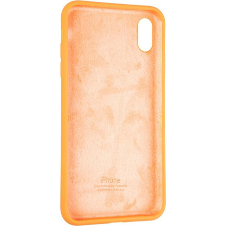 Чехол-силикон оригинал Full Cover Soft Matte iPhone XS Max Papaya