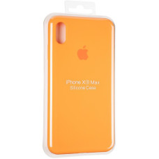 Чехол-силикон оригинал Full Cover Soft Matte iPhone XS Max, Papaya