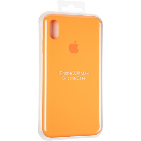 Чехол-силикон оригинал Full Cover Soft Matte iPhone XS Max Papaya