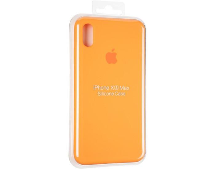 Чехол-силикон оригинал Full Cover Soft Matte iPhone XS Max, Papaya