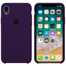 Чехол-силикон оригинал Soft Matte iPhone XR Ultra Violet