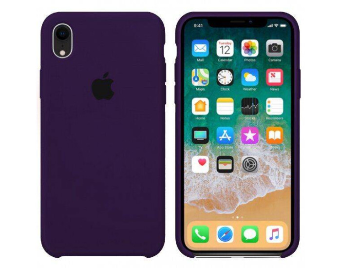 Чехол-силикон оригинал Soft Matte iPhone XR, Ultra violet