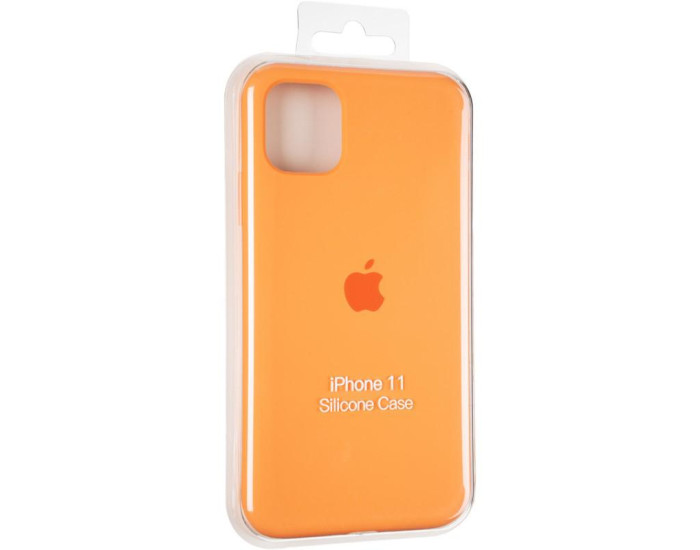 Чехол-силикон оригинал Full Cover Soft Matte iPhone 11, Papaya