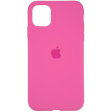 Чехол-силикон оригинал Full Cover Soft Matte iPhone 11 ( Малиновый / Dragon fruit )