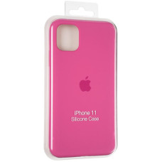 Чехол-силикон оригинал Full Cover Soft Matte iPhone 11 (Малиновый / Dragon fruit)
