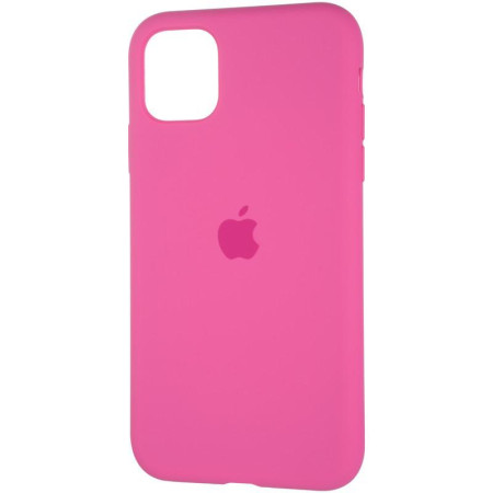 Чехол-силикон оригинал Full Cover Soft Matte iPhone 11 ( Малиновый / Dragon fruit )