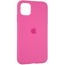 Чехол-силикон оригинал Full Cover Soft Matte iPhone 11 (Малиновый / Dragon fruit)