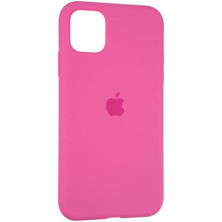 Чехол-силикон оригинал Full Cover Soft Matte iPhone 11 ( Малиновый / Dragon fruit )