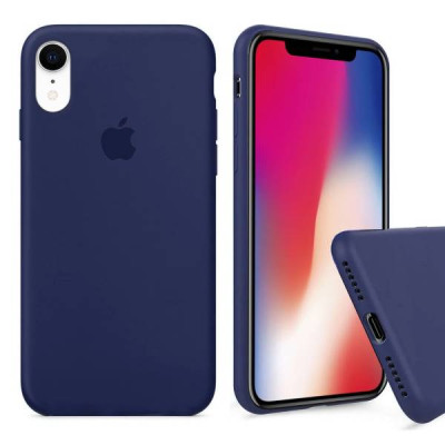 Чохол-силікон оригінал Soft Matte iPhone XR Blue