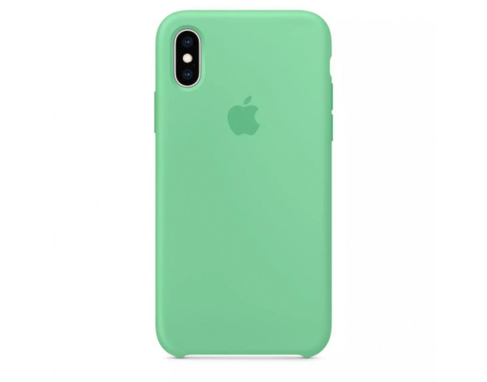 Чехол-силикон оригинал Soft Matte iPhone XS Max, Atrovirens