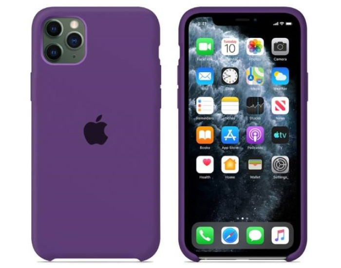Чехол-силикон оригинал Soft Matte iPhone 11 Pro, Elegant purple