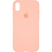 Чехол-силикон оригинал Full Cover Soft Matte iPhone XR ( Оранжевый / Begonia )