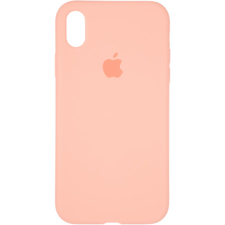 Чехол-силикон оригинал Full Cover Soft Matte iPhone XR ( Оранжевый / Begonia )