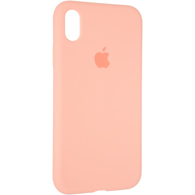 Чохол-силікон оригінал Full Cover Soft Matte iPhone XR ( Помаранчевий / Begonia )