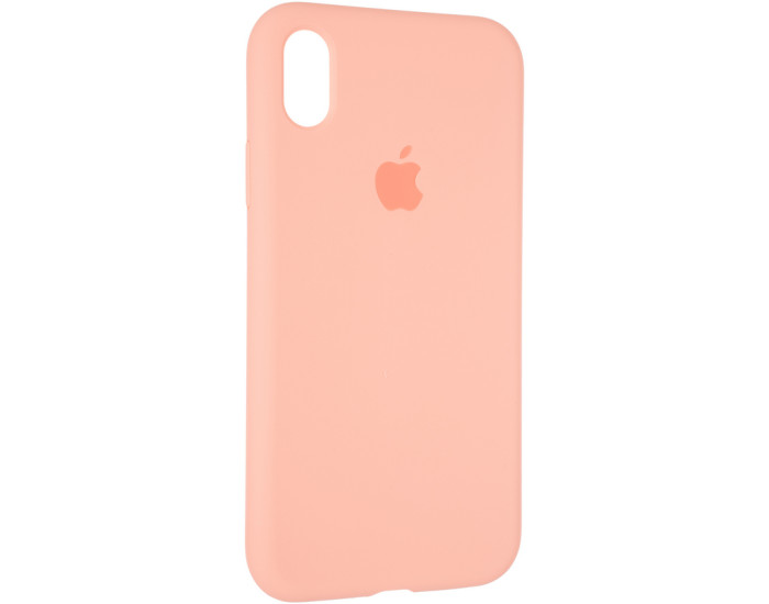 Чохол-силікон оригінал Full Cover Soft Matte iPhone XR (Помаранчевий / Begonia)