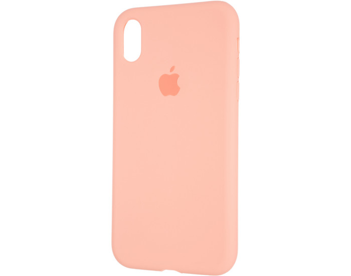 Чохол-силікон оригінал Full Cover Soft Matte iPhone XR (Помаранчевий / Begonia)