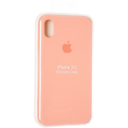 Чехол-силикон оригинал Full Cover Soft Matte iPhone XR ( Оранжевый / Begonia )