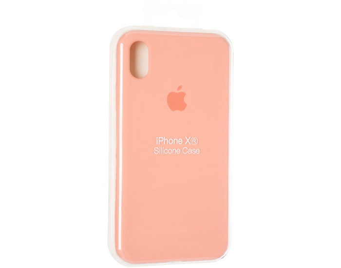 Чохол-силікон оригінал Full Cover Soft Matte iPhone XR (Помаранчевий / Begonia)