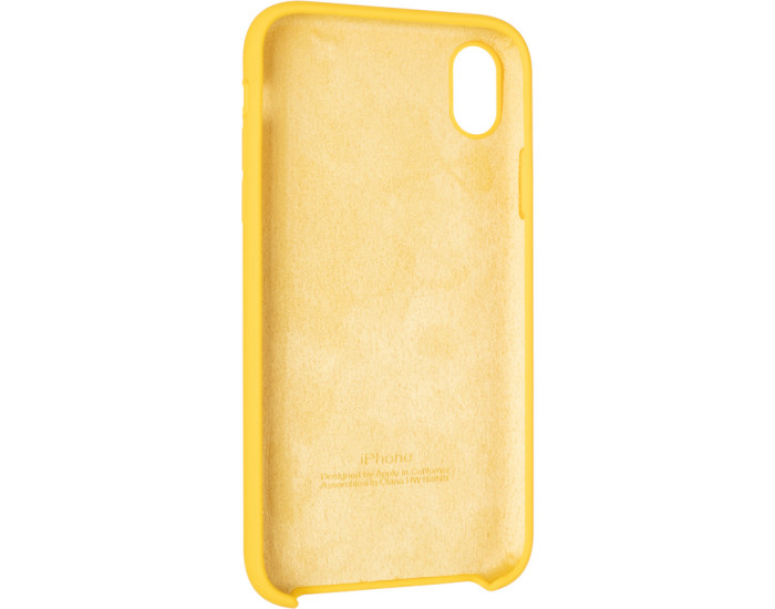Чехол-силикон оригинал Soft Matte iPhone XS Max, Yellow