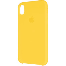 Чехол-силикон оригинал Soft Matte iPhone XS Max, Yellow