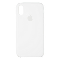Чехол-силикон оригинал Soft Matte iPhone XS Max White (Класс B)