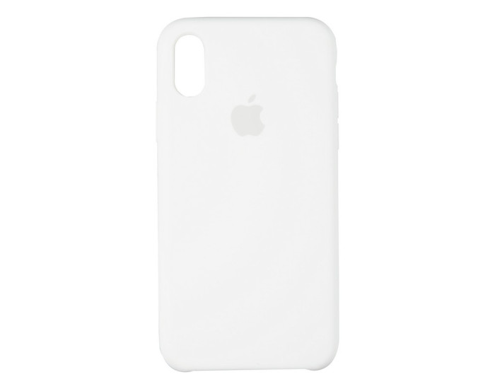 Чехол-силикон оригинал Soft Matte iPhone XS Max, White