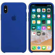Чехол-силикон оригинал Soft Matte iPhone XS Max Ultra Blue (Класс А)