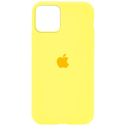 Чехол-силикон оригинал Full Soft Matte iPhone 12 Mini Yellow