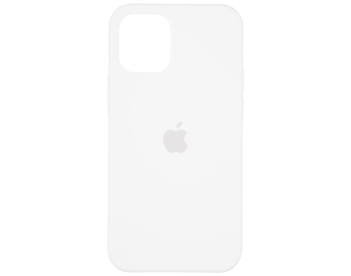 Чехол-силикон оригинал Full Cover Soft Matte iPhone 12 Mini, White