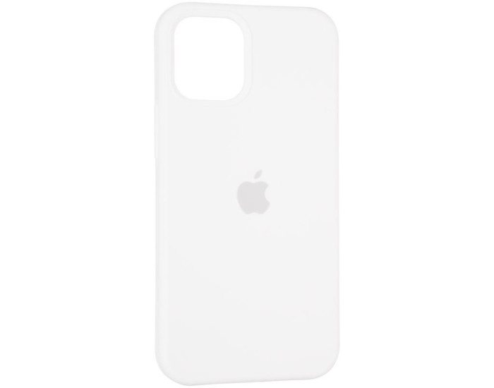 Чехол-силикон оригинал Full Cover Soft Matte iPhone 12 Mini, White