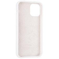 Чехол-силикон оригинал Full Cover Soft Matte iPhone 12 Mini, White