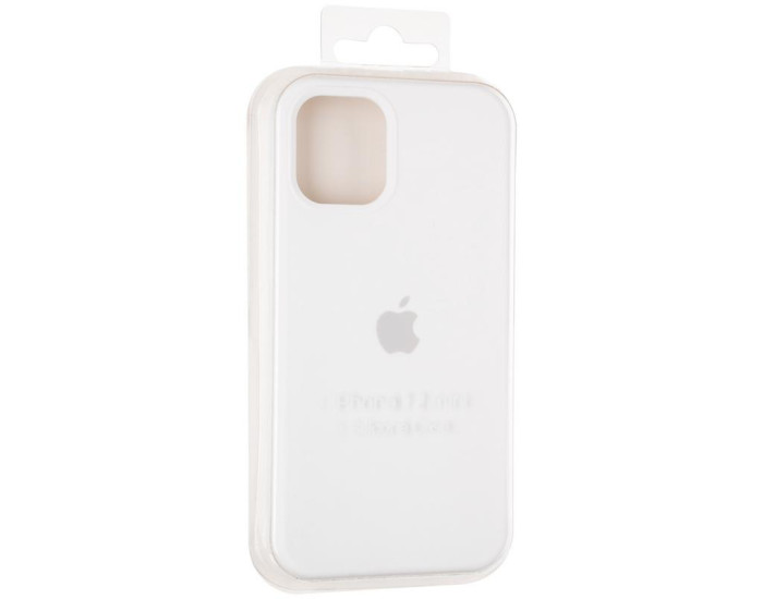 Чехол-силикон оригинал Full Cover Soft Matte iPhone 12 Mini, White