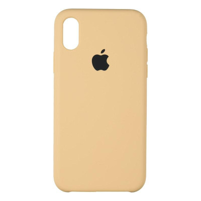 Чехол-силикон оригинал Soft Matte iPhone XS Max Gold