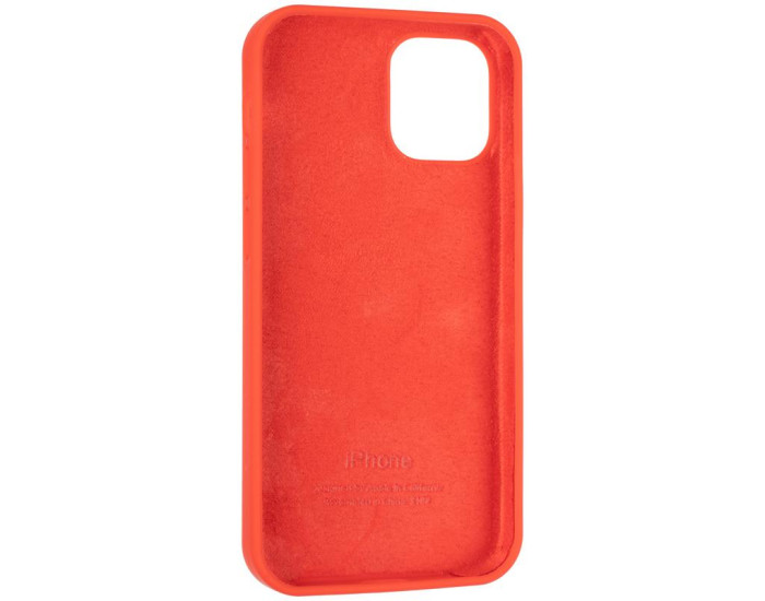 Чехол-силикон оригинал Full Cover Soft Matte iPhone 12 Mini, Red