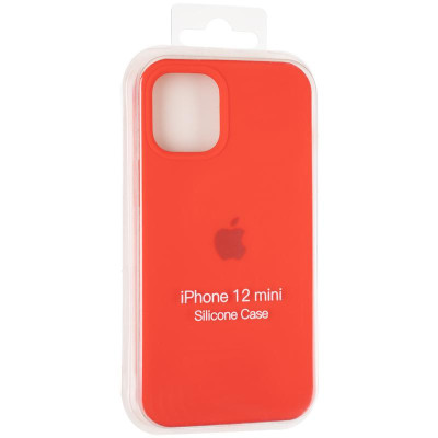 Чехол-силикон оригинал Full Soft Matte iPhone 12 Mini Red
