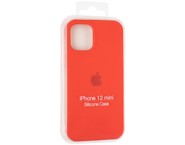 Чехол-силикон оригинал Full Cover Soft Matte iPhone 12 Mini, Red