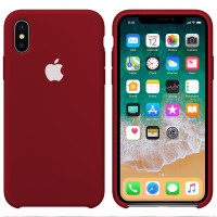 Чехол-силикон оригинал Soft Matte iPhone XS Max Camellia white