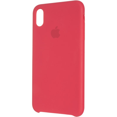 Чехол-силикон оригинал Soft Matte iPhone XS Max Bordo (Класс B)