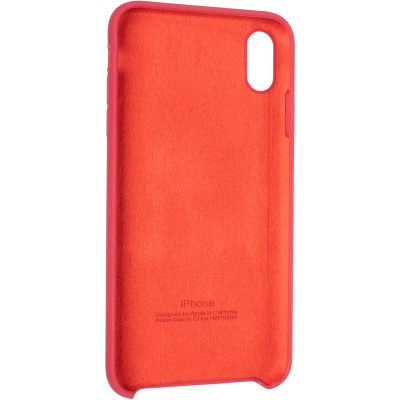 Чехол-силикон оригинал Soft Matte iPhone XS Max Bordo (Класс B)