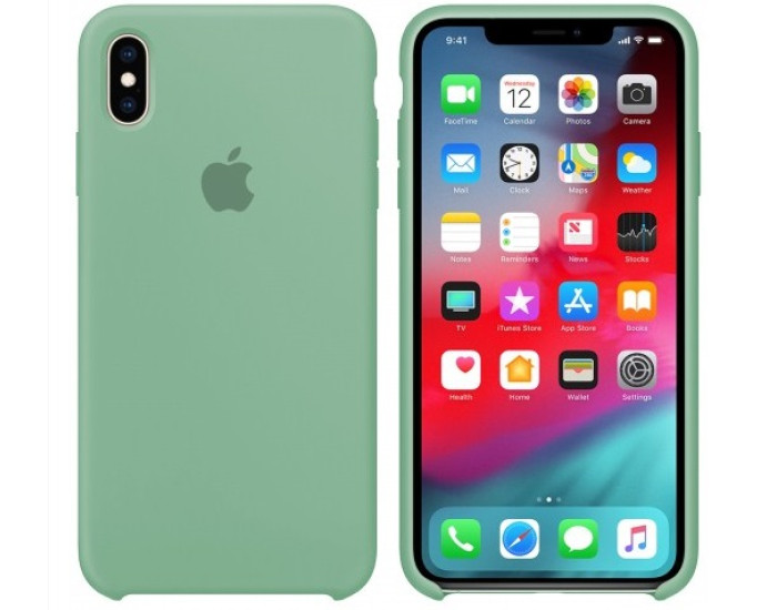Чехол-силикон оригинал Soft Matte iPhone XS Max, Azure