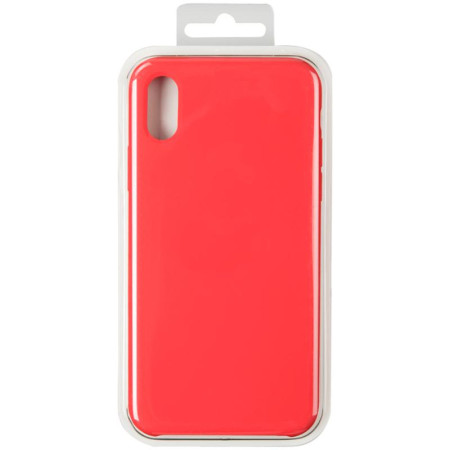 Чехол-силикон оригинал 99% Soft Matte iPhone XS Max Red