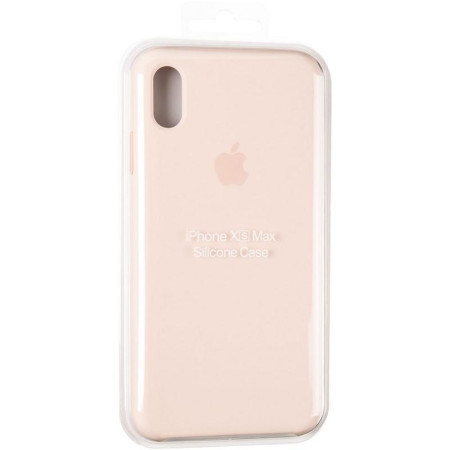 Чехол-силикон оригинал 99% Soft Matte iPhone XS Max Pink Sand
