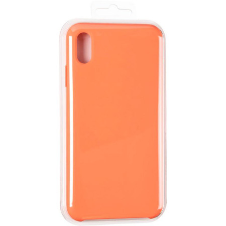 Чехол-силикон оригинал 99% Soft Matte iPhone XS Max Nectarine