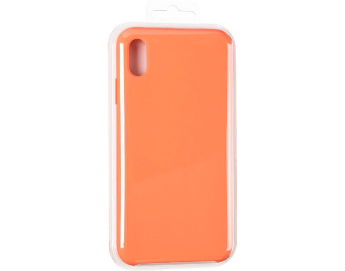 Чехол-силикон оригинал 99% Soft Matte iPhone XS Max, Nectarine