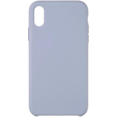 Чехол-силикон оригинал 99% Soft Matte iPhone XS Max Lavander Grey